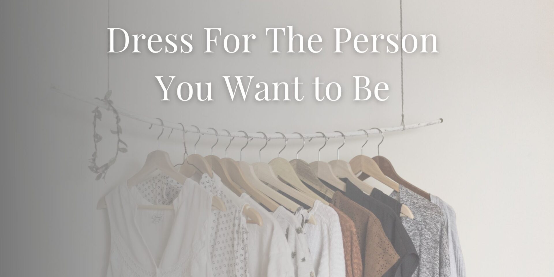 dressing rod with clothes