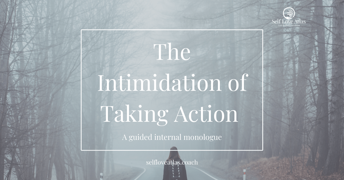 taking action in our lives can be very intimidating. But to overcome this intimidation, we may need to do a bit of self talk so we can keep going even when the road ahead seems hard.