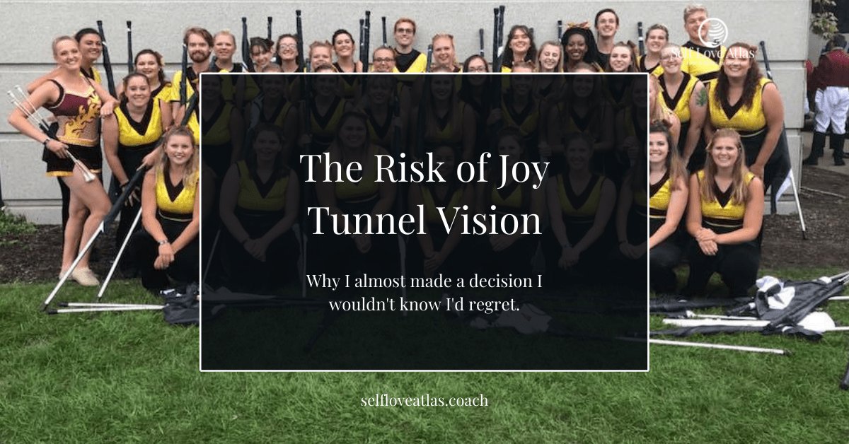 avoid tunnel vision and do what you enjoy